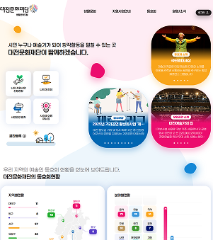 생활문화포털 메인화면 이미지